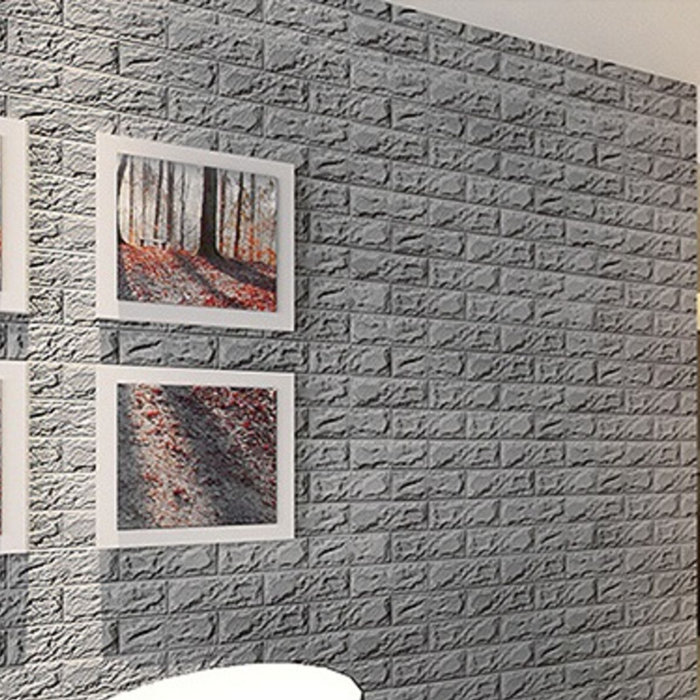 eJoy 24" x 24" Peel And Stick Vinyl Wall Paneling in Beige Wayfair